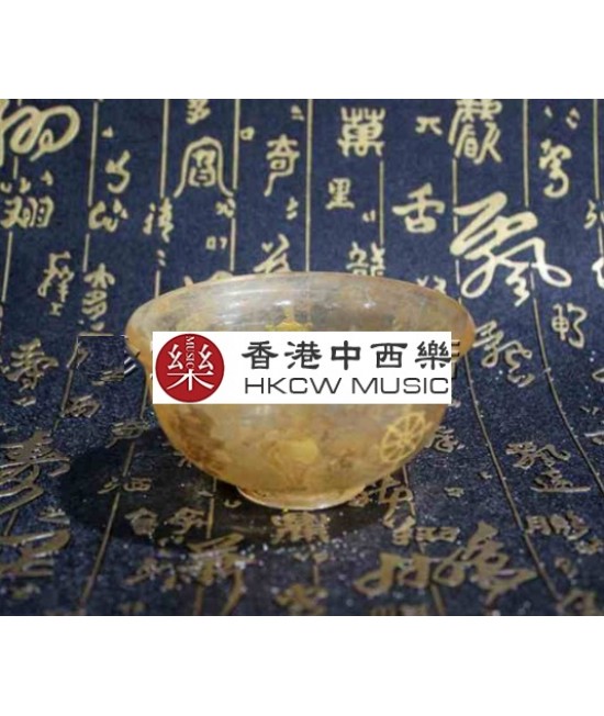 水晶透明八圖碗